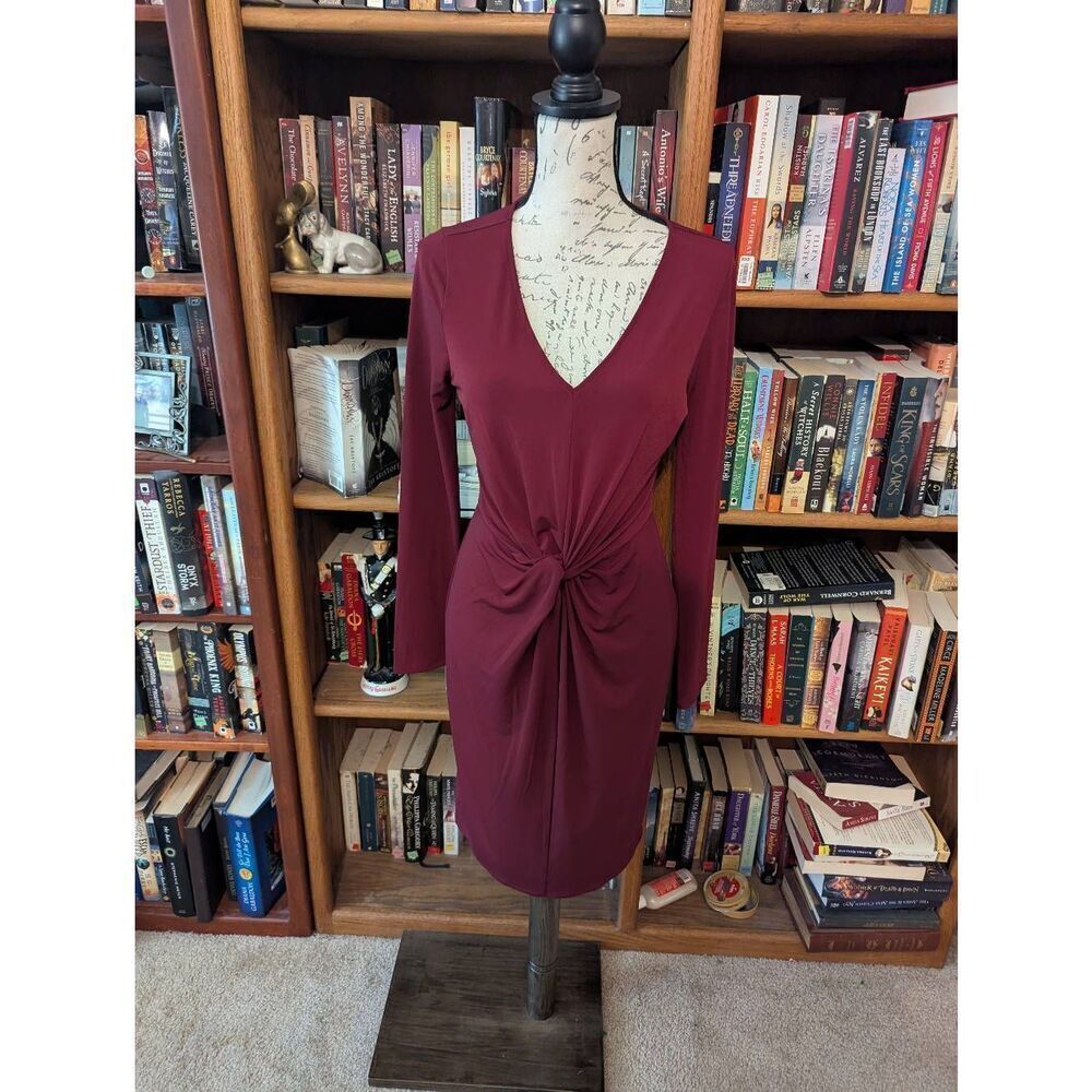 Brand New Universal Standard Women's Size 3XS XXXS Purple Long Sleeve Dress